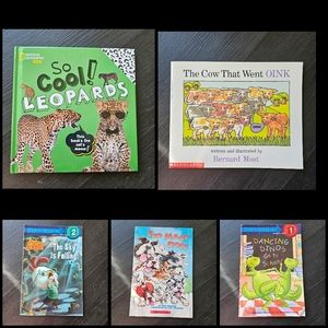 Set of 5 Animal Books